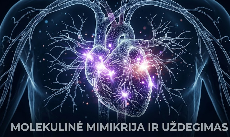 abstrakti gripo komplikacijos poveikio širdžiai vizualizacija