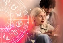 pora zodiako ženklų fone