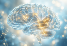 Šviečiantys neuronų tinklai stikliniame smegenų modelyje