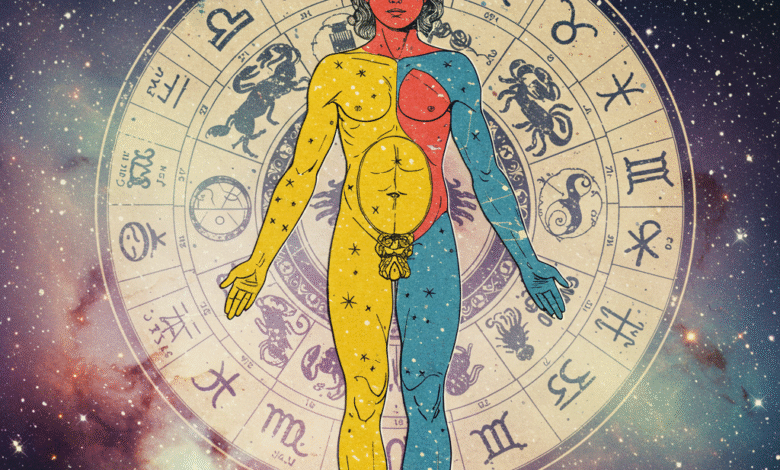 zodiako ir sveikatos koliažas