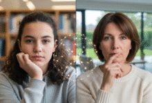 nuotraukoje paauglė ir vyresnio amžiaus moteris