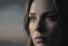 moters veidu rieda ašaros