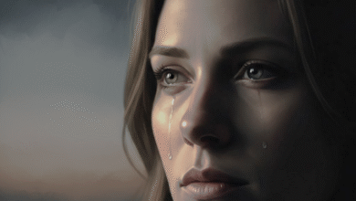 moters veidu rieda ašaros