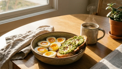 virti kiaušiniai dubenėlyje ant stalo