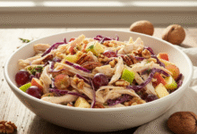 waldorfo kalakutienos lėkštė