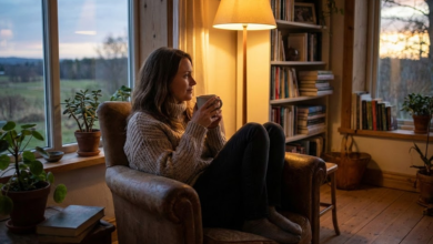 moteris sėdi kambaryje ir galvoja apie buvusįjį