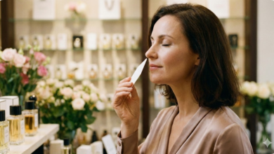 moteris uosto testeriuką parduotuvėje